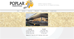 Desktop Screenshot of poplarjewelry.com